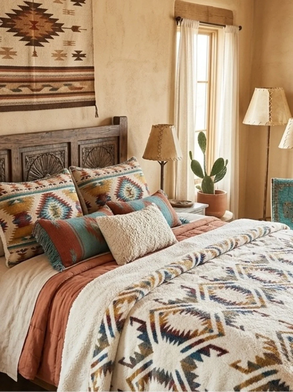 Pendleton‎ Avra Valley Sherpa Fleece Blanket King Cal King 106